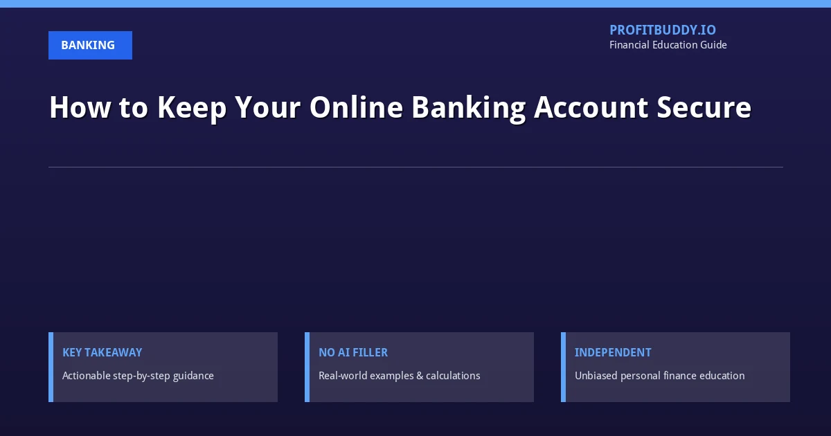 How to keep online banking secure